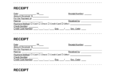 Free Receipt Templates 18 PDF Word EForms