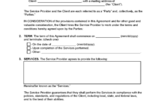 Free Service Contract Templates 20 PDF Word