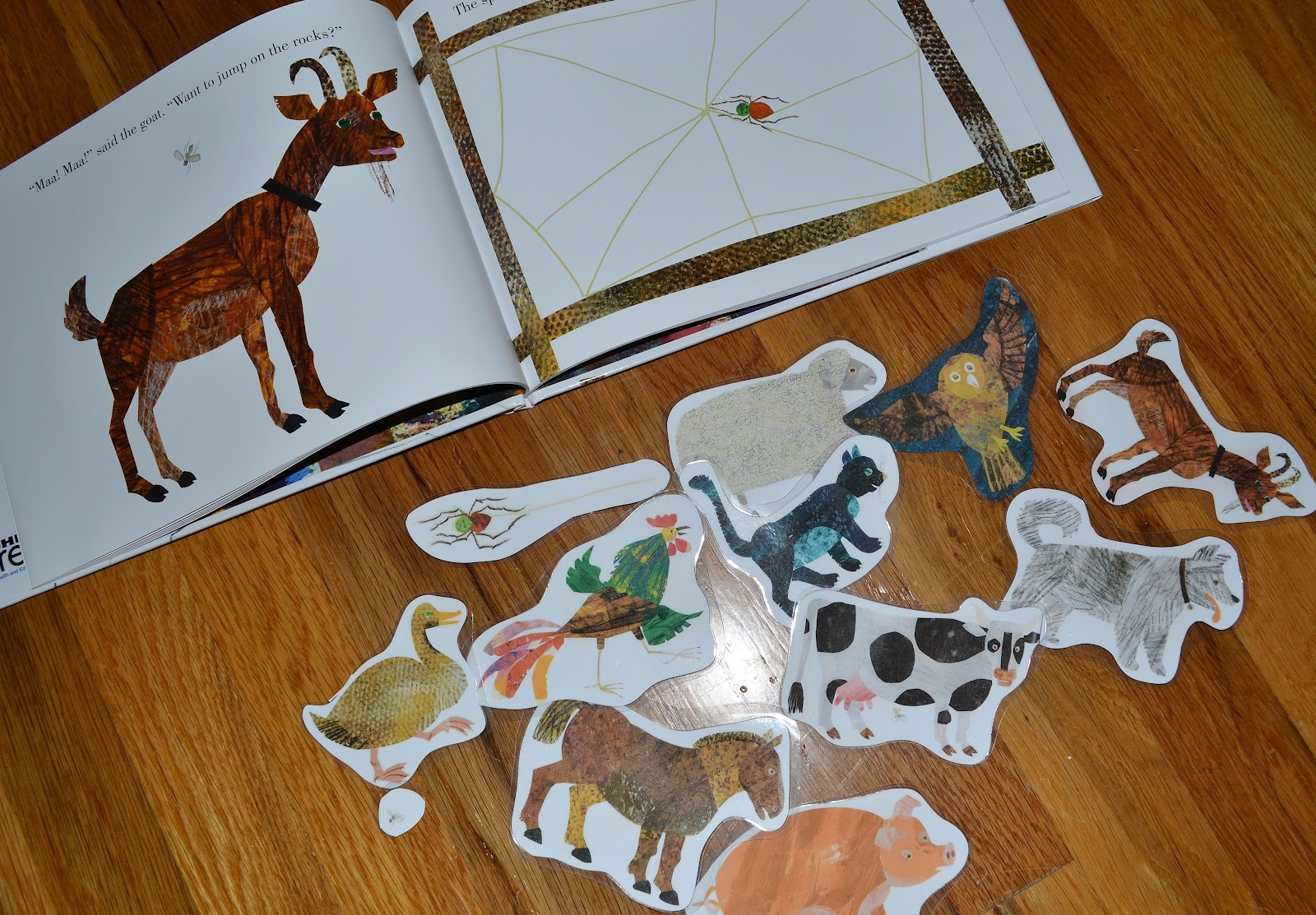 The Very Busy Spider Character Printables