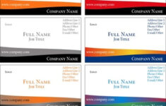 How To Make Your Own Business Cards Print Them For Free