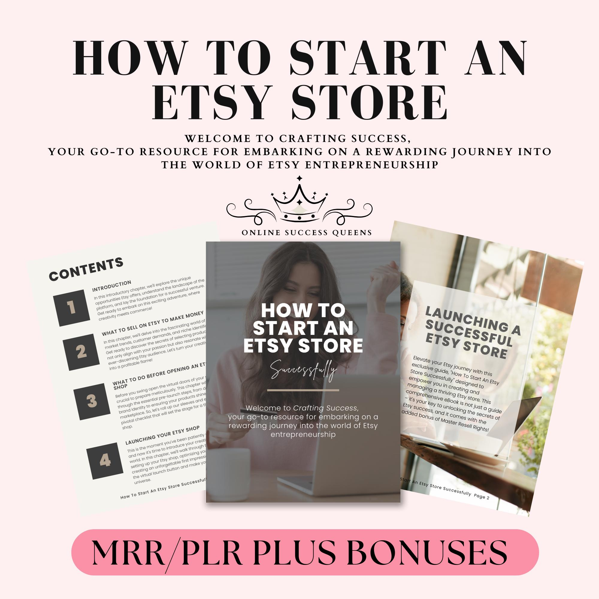 How To Start A Printables Shop Etsy