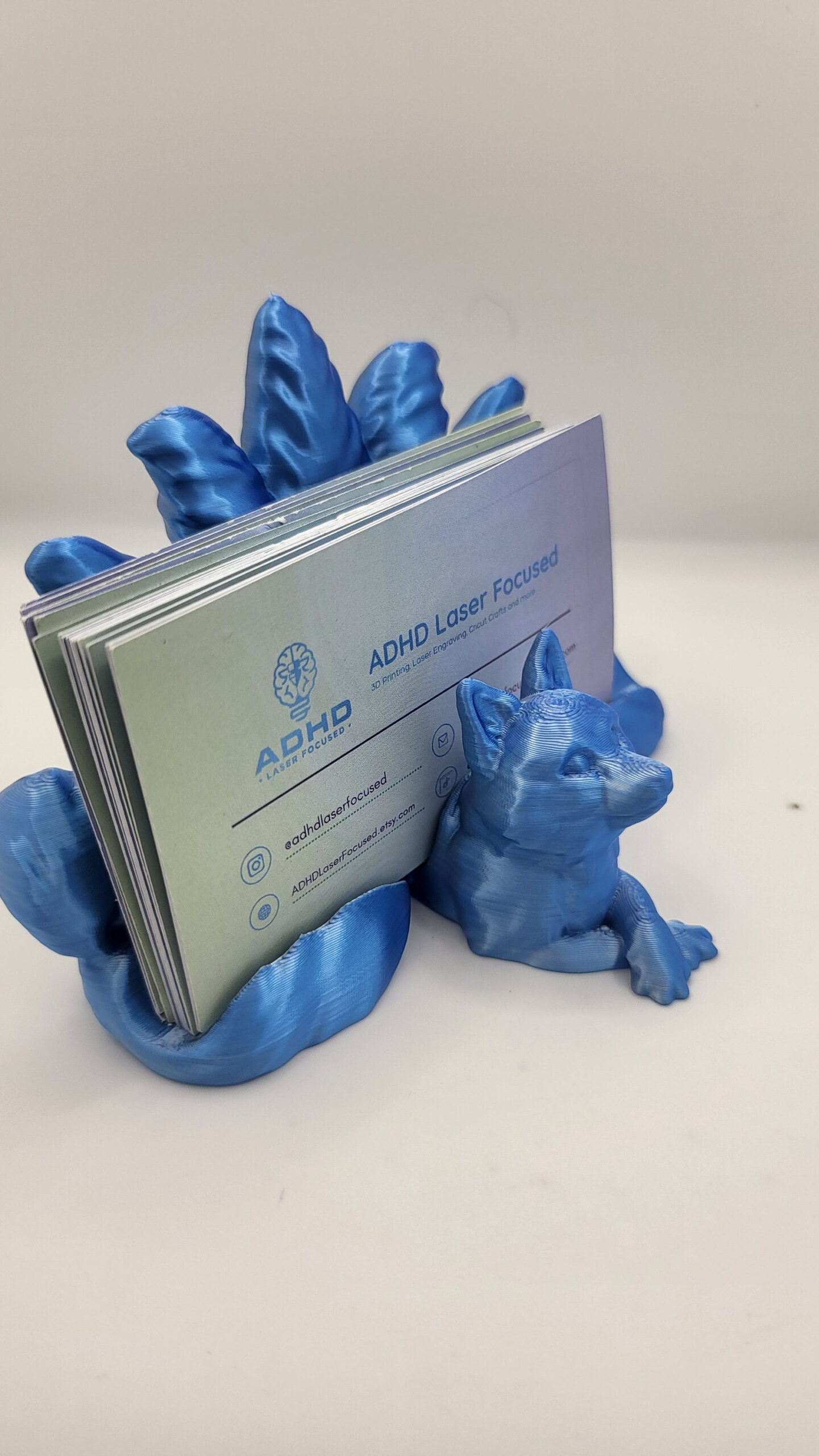Kitsune Business Card Holder 3D Print Etsy de