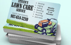 Lawn Care Service Business Card Template Instant Download Printable Editable Lawncare Lawn Maintenance Business Card Design Templates Etsy