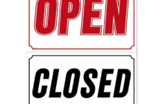 Lynch Sign 33 In X 22 In Open Closed Sign Printed On More Durable Thicker Longer Lasting Styrene Plastic R 1A The Home Depot