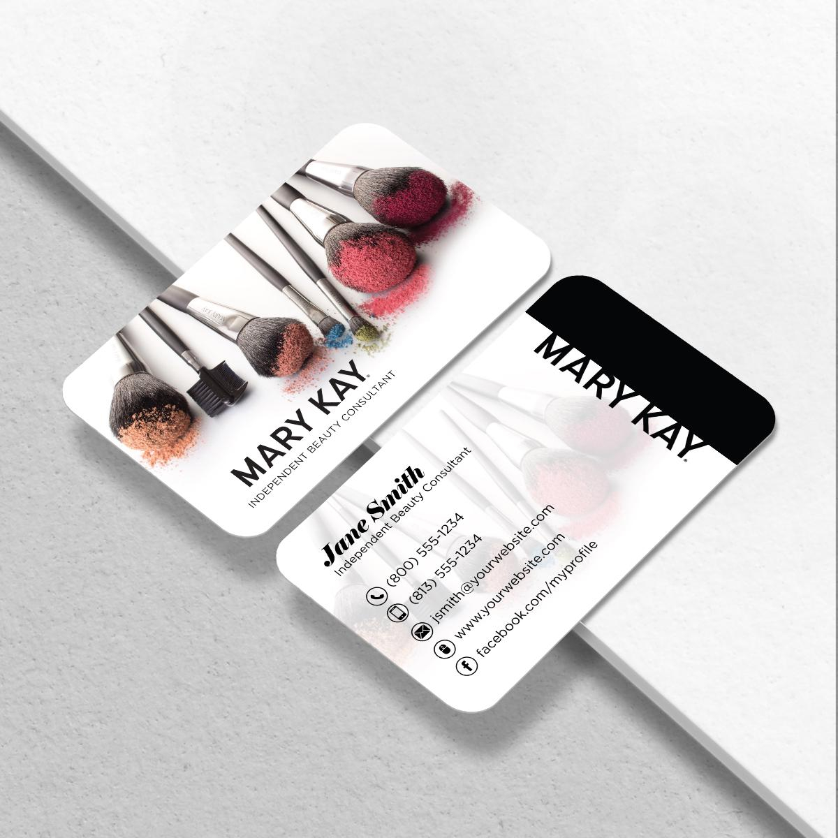 Mary Kay Business Card Independent Beauty Consultant Business Card Design Free U S Shipping Etsy