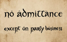 No Admittance Except Party Business SVG PNG Instant Download Etsy