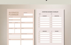 One Page Business Plan Template Business Plan Template small Business Plan Business Planner Printable Template business Checklist start up Etsy