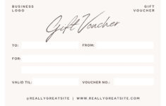 Page 3 Free Printable Gift Certificate Templates To Customize Canva
