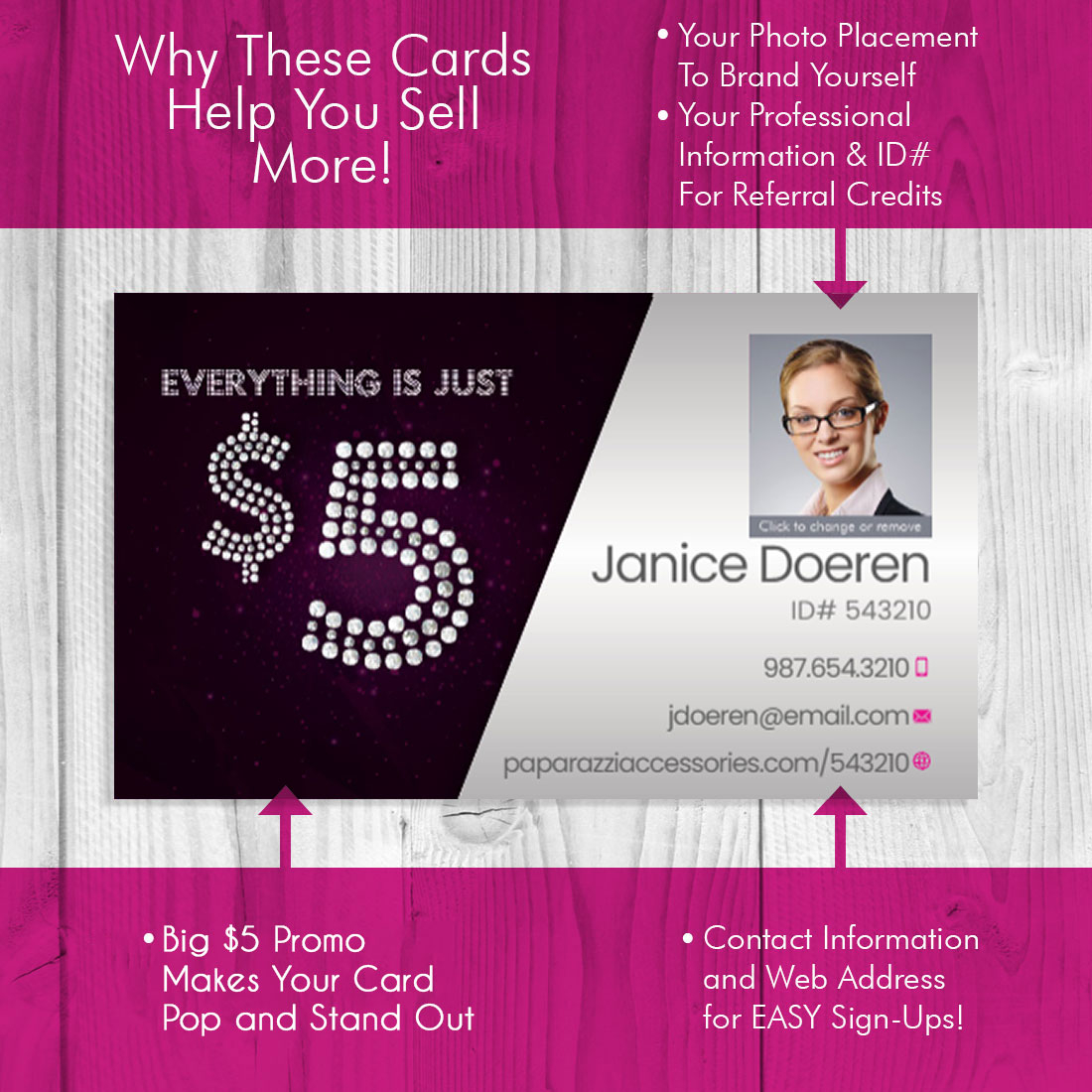 Paparazzi Business Card Paparazzi Business Cards