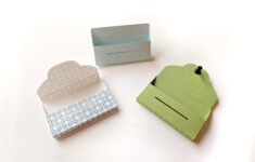 Paper Business Card Holder SVG PDF Design Etsy