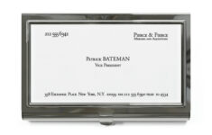 Patrick Bateman Card Etsy