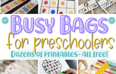 Preschool Busy Bags So Many Ideas And Free Printable In One Post Little Learning Club