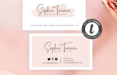 Printable Business Card Template DIY Business Card Instant Beauty Business Card Online Store Cards Calling Cards Business Stationery Etsy