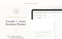 Printable Digital Business Planner Bundle Business Plan Small Business Business Planners Business Planning Planner Printables Etsy