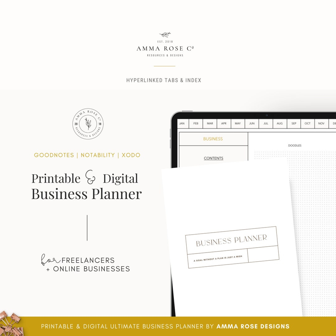 Life & Business Printable Planner Bundle