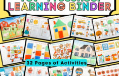 Printable DIY Toddler Busy Binder quiet Book Of Learning And Educational Activities For Fun And Keeping Your Toddlers Busy download Print Etsy