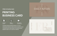 Printing Business Card Free Google Docs Template By Gdoc On Dribbble