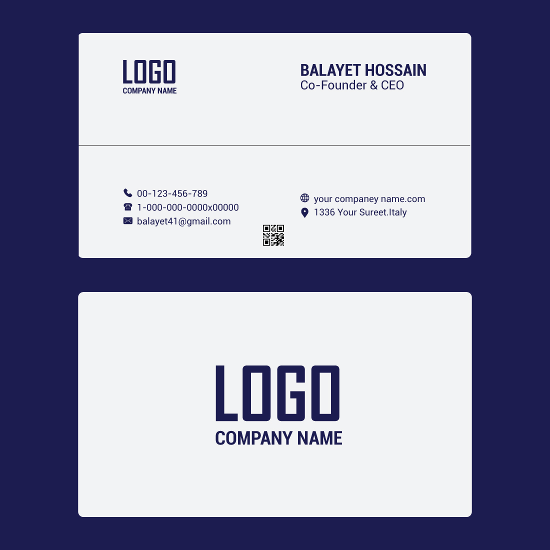 Printable Business Card Template