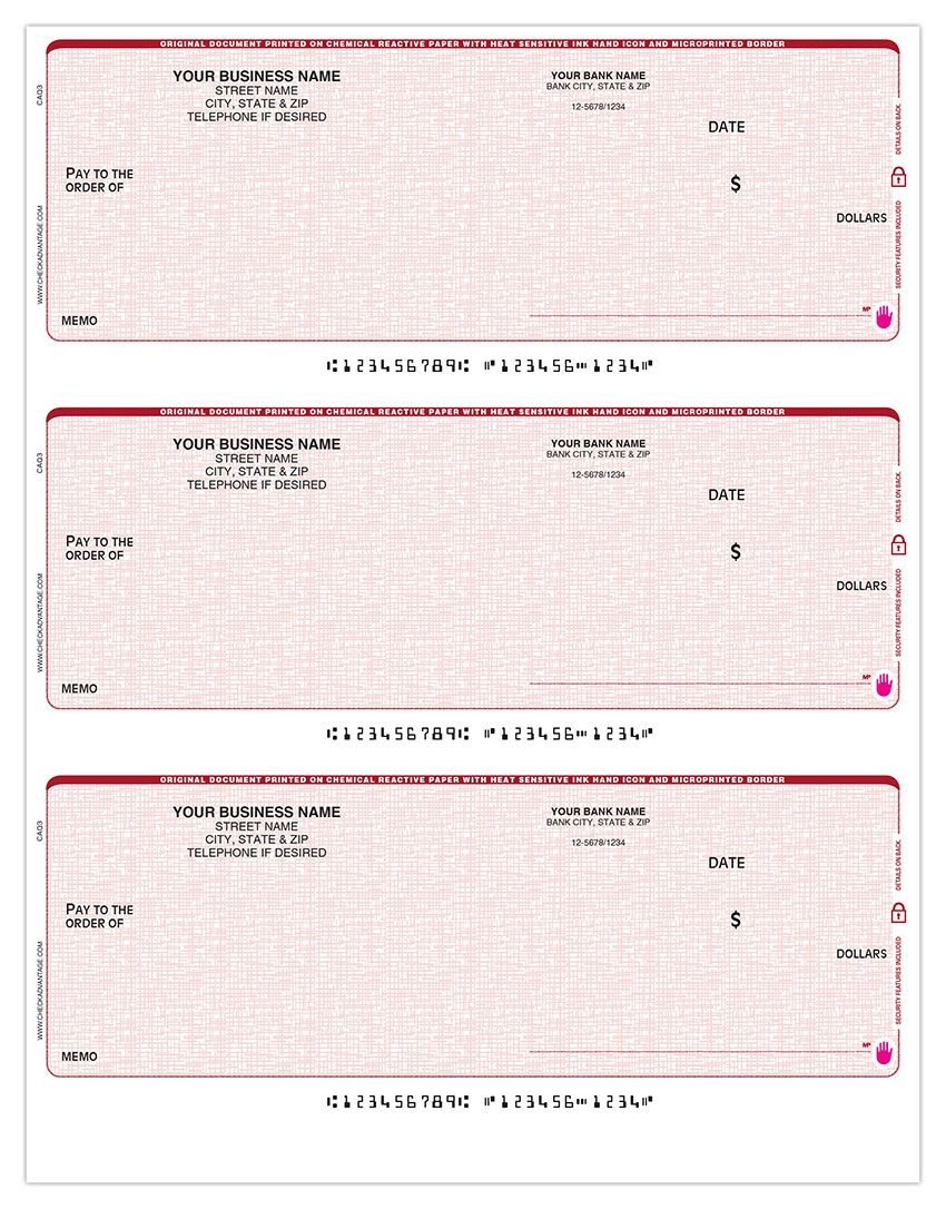 Quick Books Printable Checks For Quickbooks Checks Personal Printed Cheap
