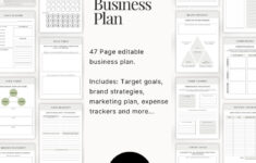 Realtor Business Plan Real Estate Business Plan Template Realtor Business Startup Business Real Estate Template Marketing Plan Etsy