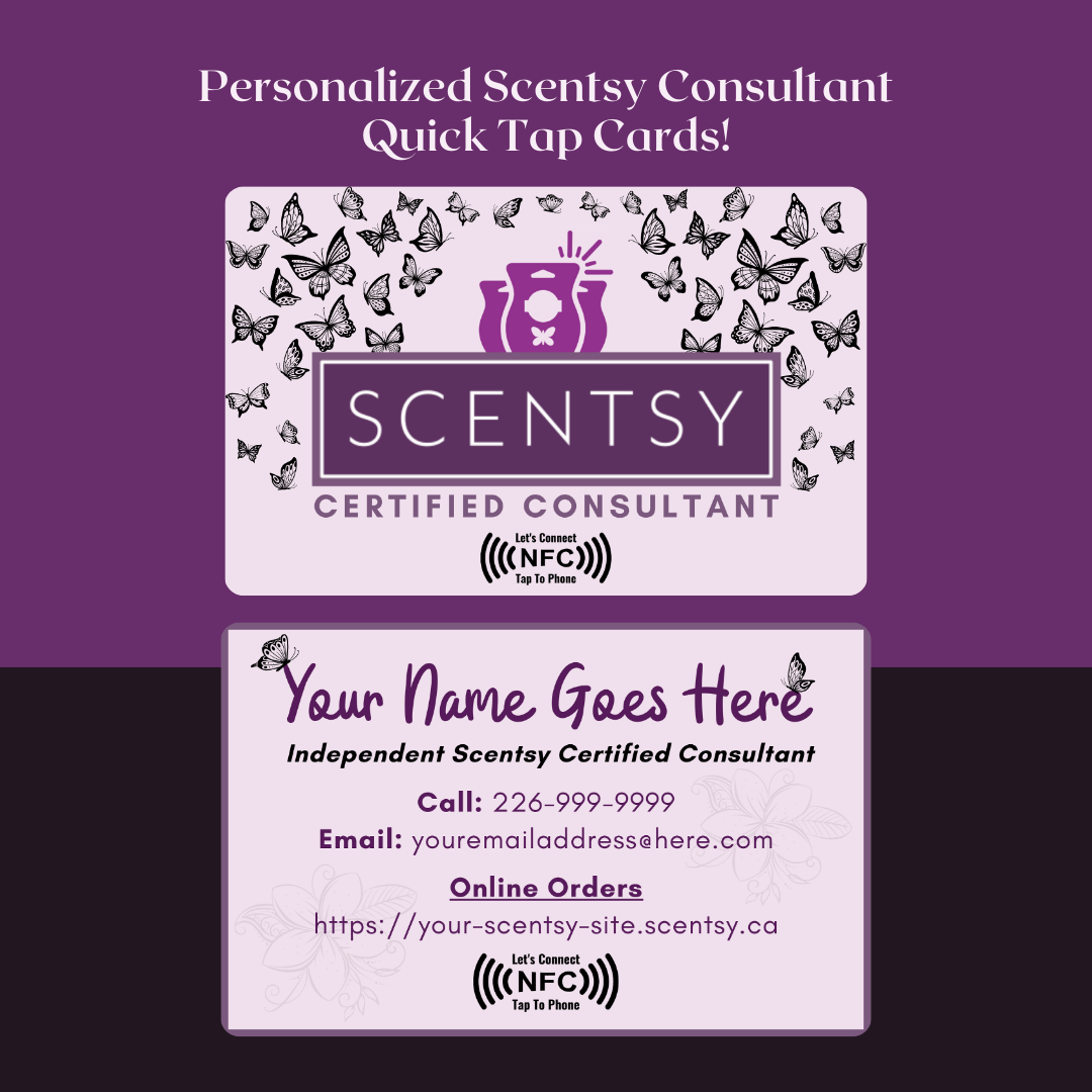 Scentsy Consultant Quick Tap Cards Coins Definitive Development