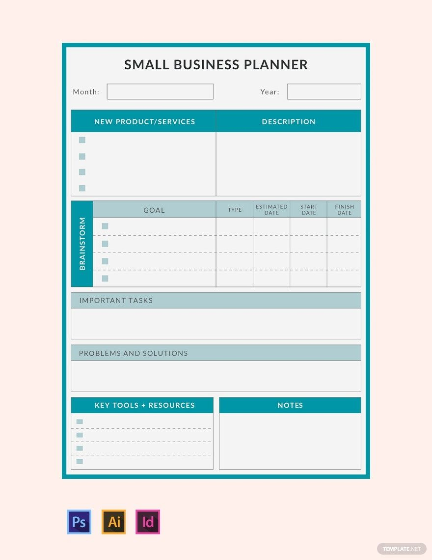 Small Business Planner Printable
