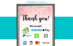 Square Credit Cards Accepted Signs Etsy