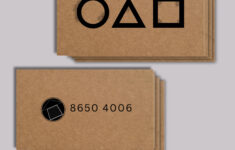 Squid Game Season 3 Inspired Business Card instant Digital Download Etsy