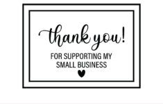 Thank You For Supporting My Small Business Svg Thank You Svg Cricut Silhouette Digital Download Ready To Print Thank You Card Svg Etsy Ireland