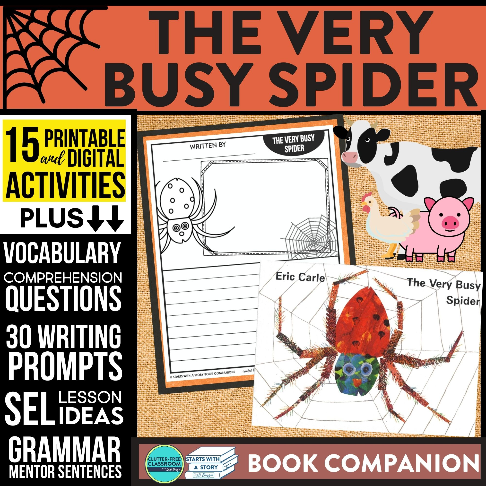 The Very Busy Spider Activities And Lesson Plans For 2025 Teaching With Jodi Durgin And Company