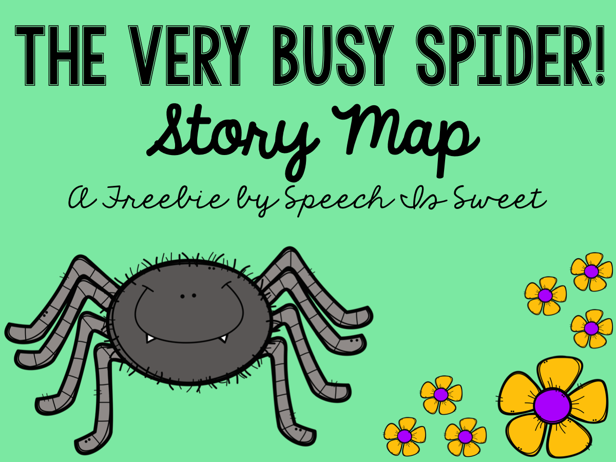 The Very Busy Spider Plus Freebie Speech Is Sweet