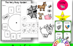 The Very Busy Spider Printables NBpreKactivities