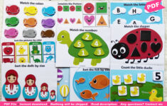 Toddler Busy Book Printable Learning Binder Educational Printable Quiet Book Homeschool Binder Busy Books Pages Toddler Worksheets Etsy