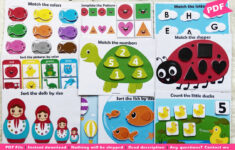 Toddler Busy Book Printable Learning Binder Educational Printable Quiet Book Homeschool Binder Busy Books Pages Toddler Worksheets Etsy