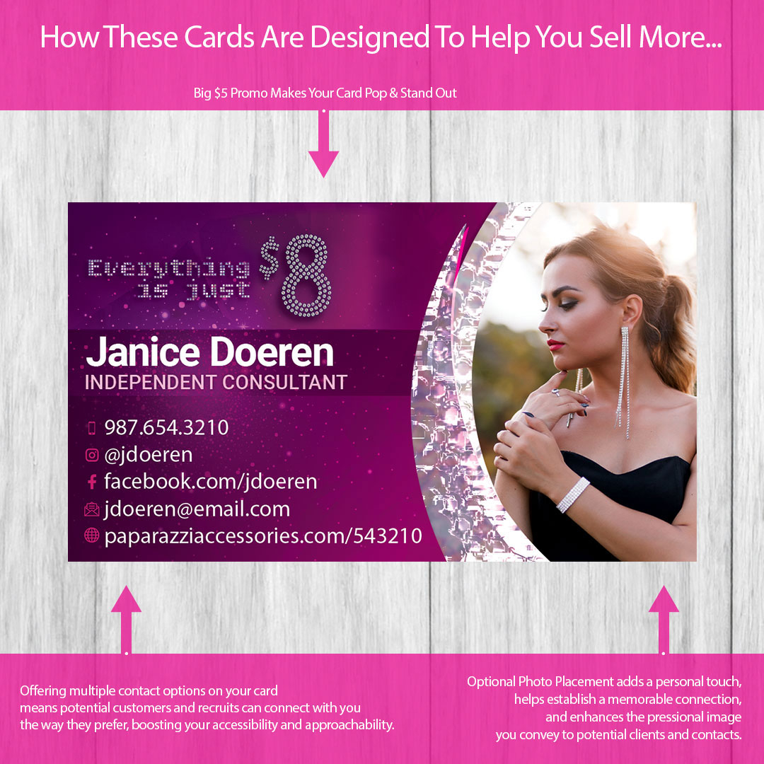 Unlock The Power Of First Impressions With Paparazzi Business Cards Paparazzi Business Cards