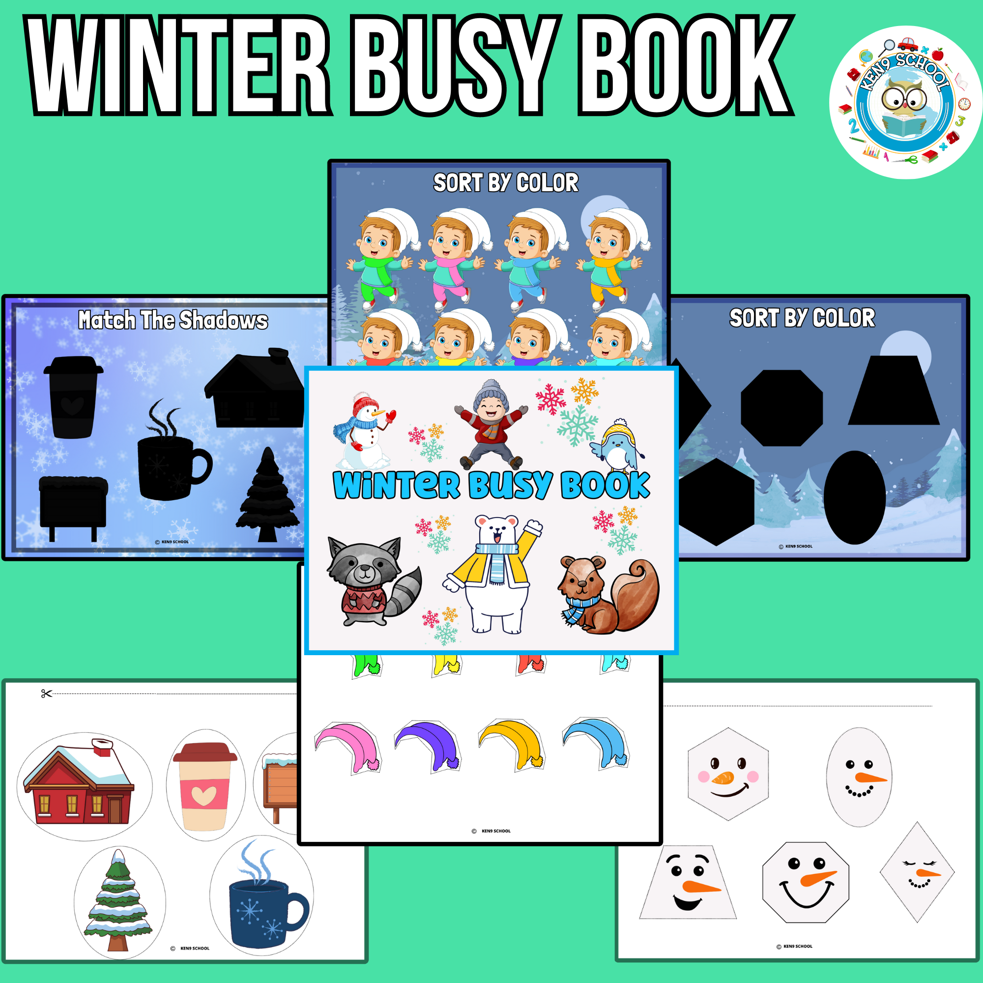 Toddler Busy Book Printables